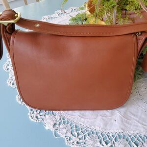 Vintage Coach 9951 Patricia's Legacy Flap Crossbody in British Tan Like New